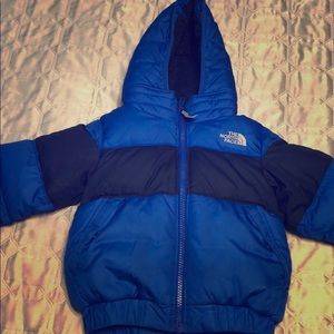 Toddlers The North Face 550 Blue Jacket 2T